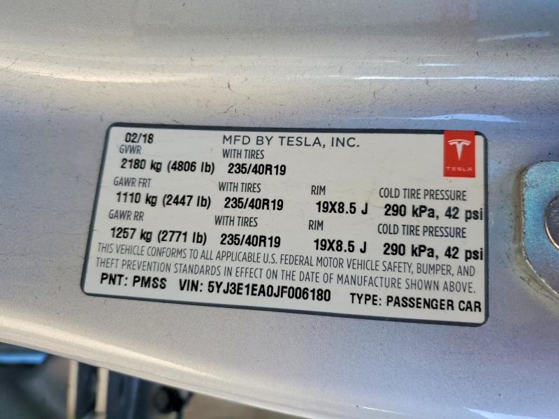 2018 Tesla Model 3