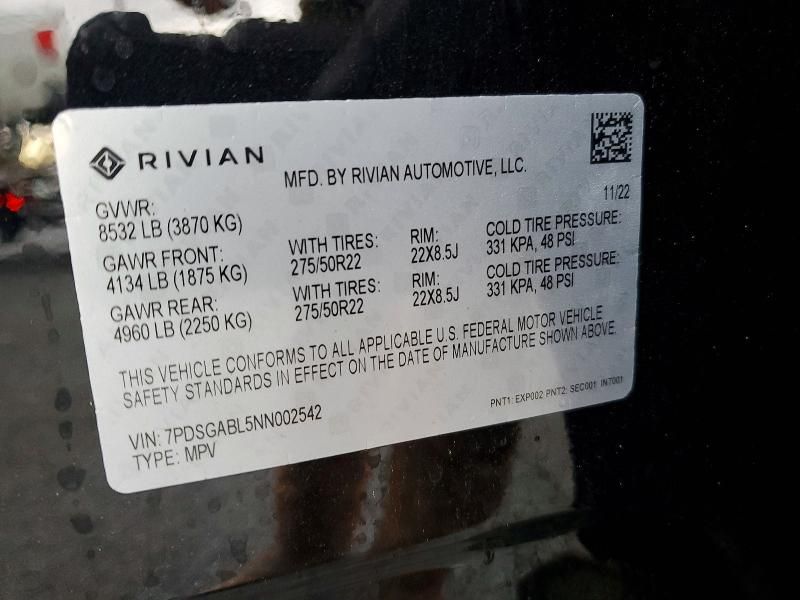 2022 Rivian R1S Launch Edition