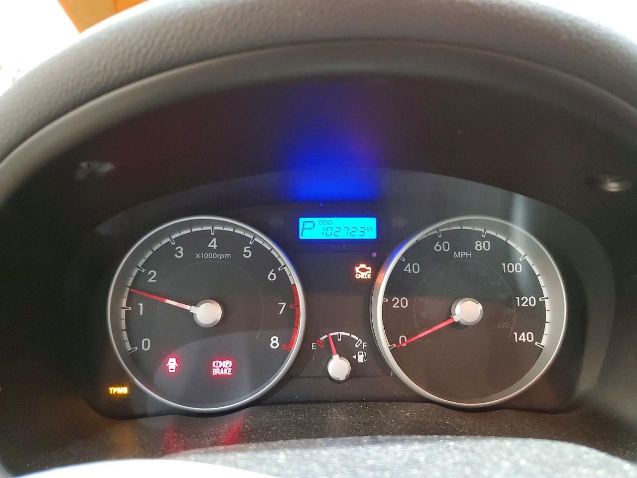 2010 Hyundai Accent Blue