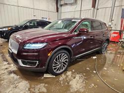 Lincoln salvage cars for sale: 2020 Lincoln Nautilus Reserve