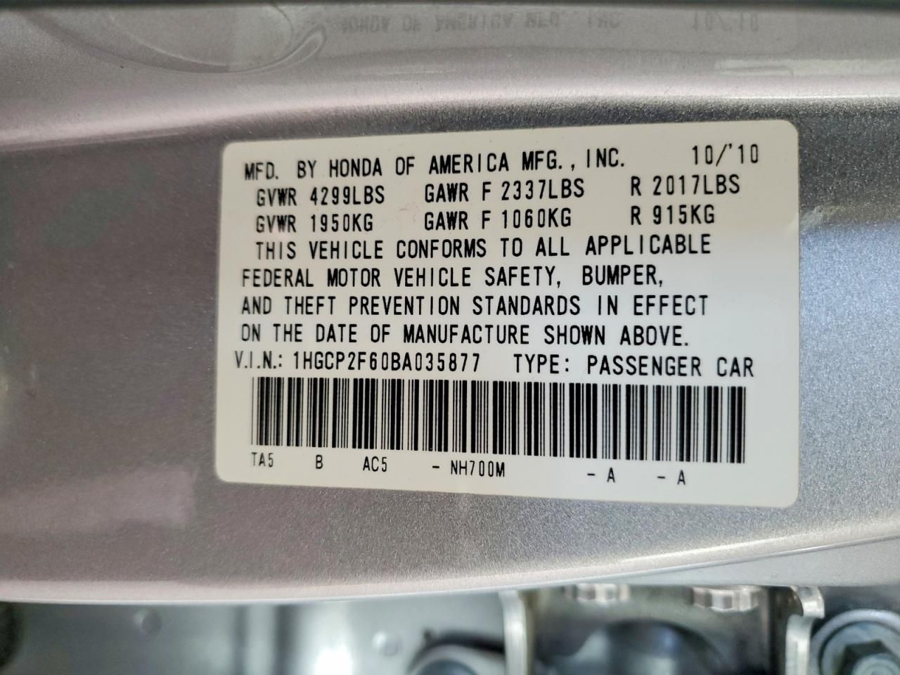 2011 Honda Accord se