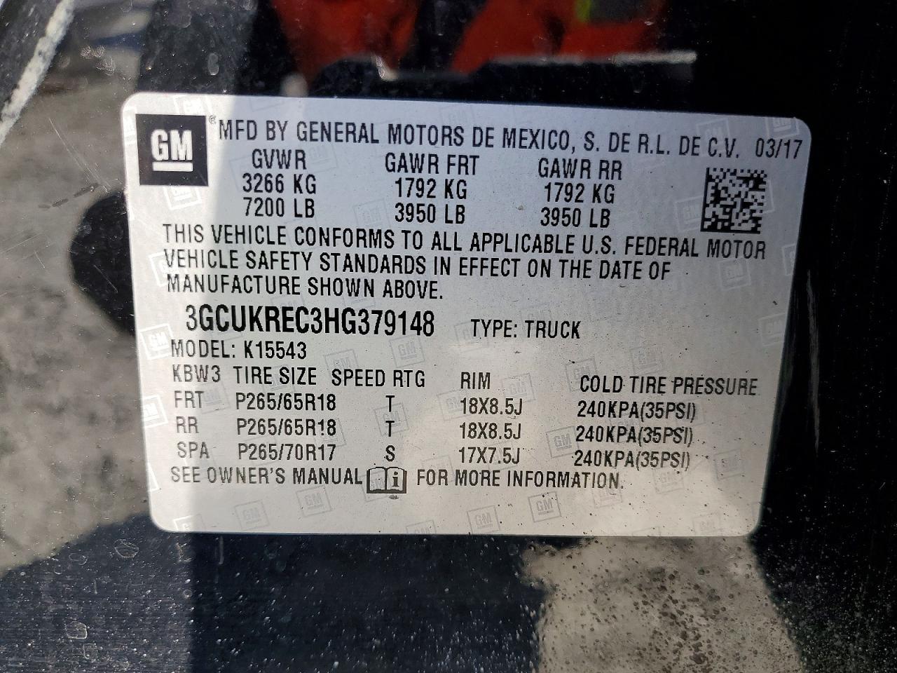 2017 Chevrolet Silverado K1500 LT