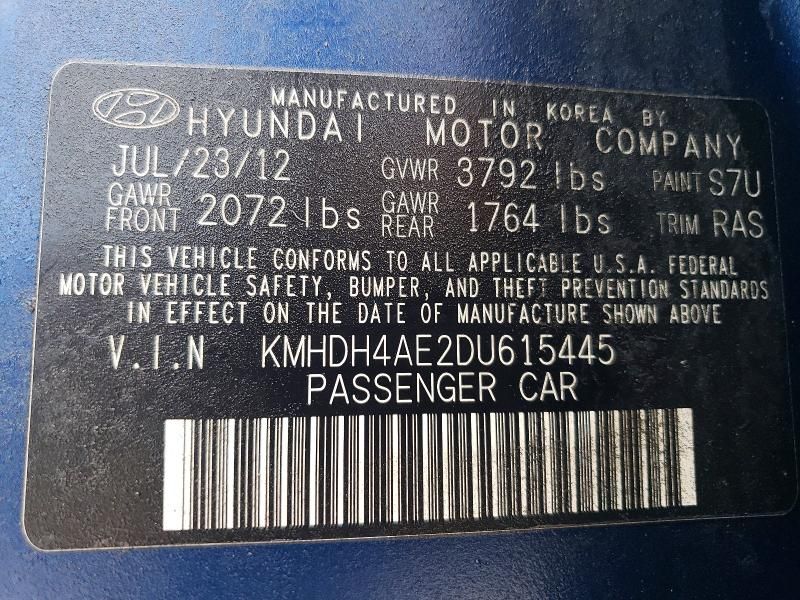 2013 Hyundai Elantra gls