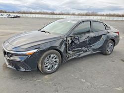Hyundai salvage cars for sale: 2025 Hyundai Elantra Blue