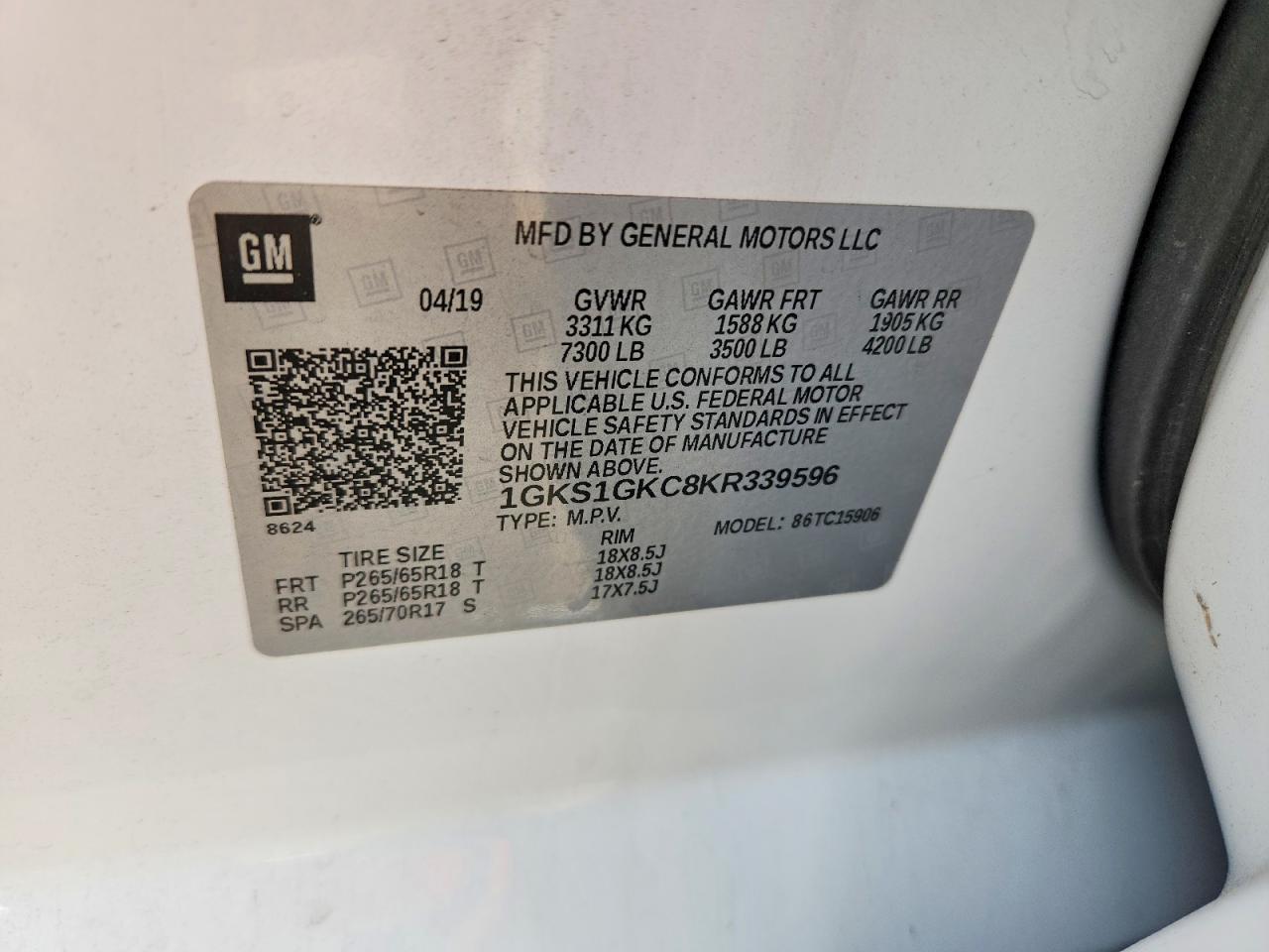 2019 GMC Yukon xl C1500 slt