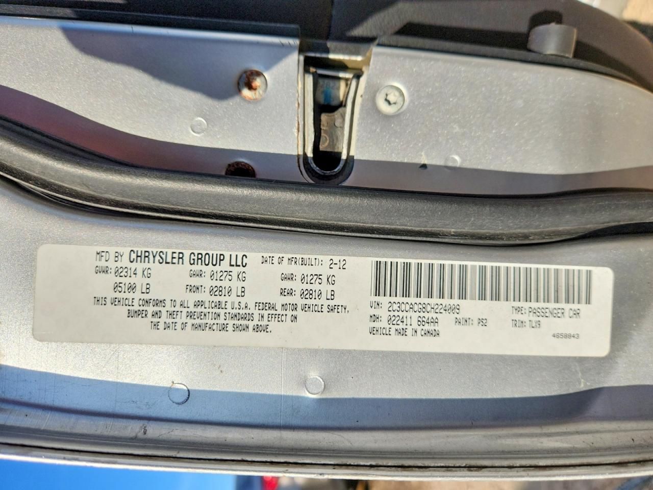 2012 Chrysler 300 Limited