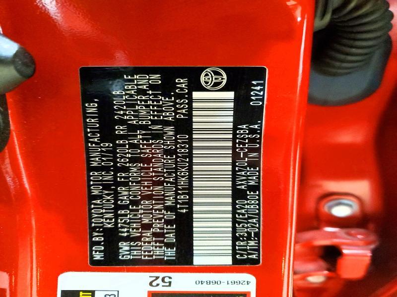 2019 Toyota Camry se