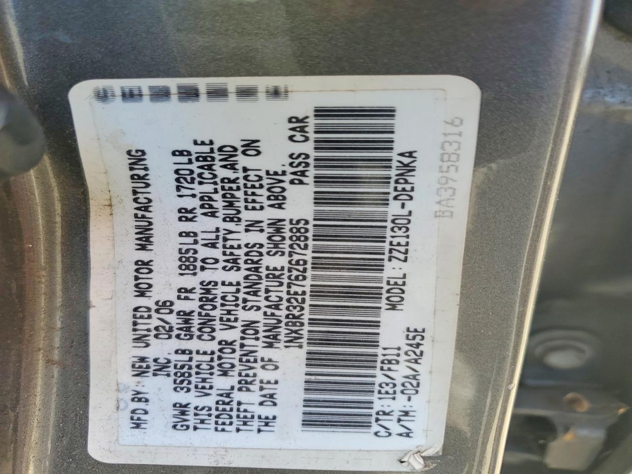 2006 Toyota Corolla ce
