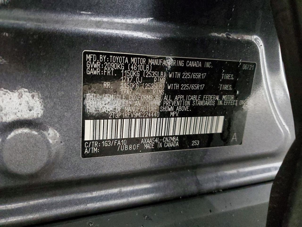 2021 Toyota Rav4 xle
