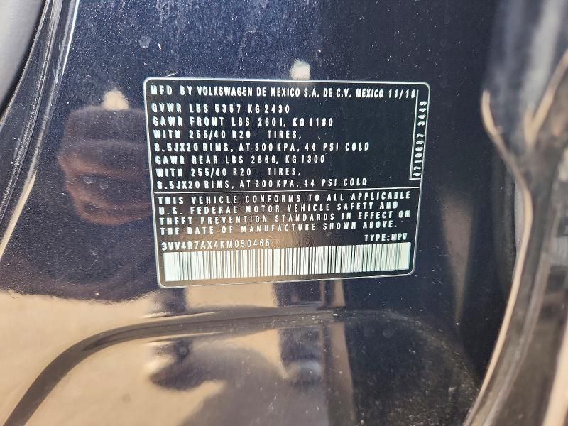 2019 Volkswagen Tiguan sel Premium