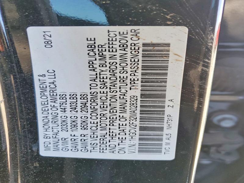 2021 Honda Accord Sport