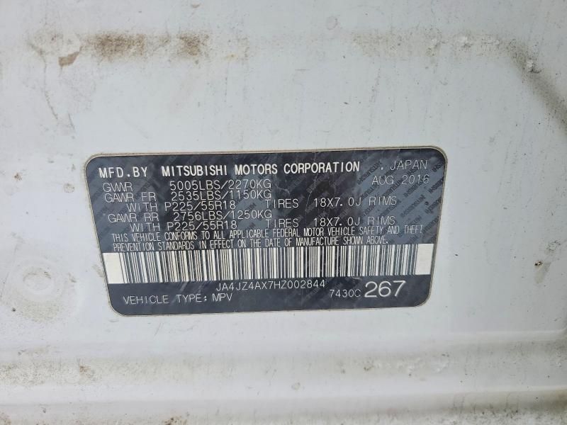 2017 Mitsubishi Outlander gt