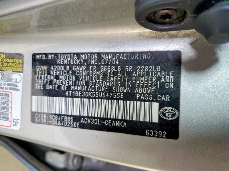 2005 Toyota Camry le