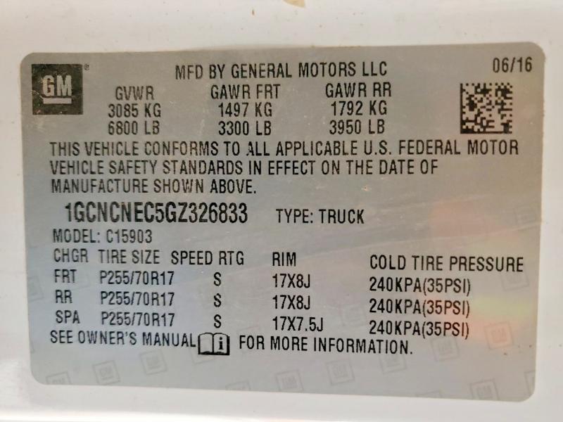 2016 Chevrolet Silverado C1500