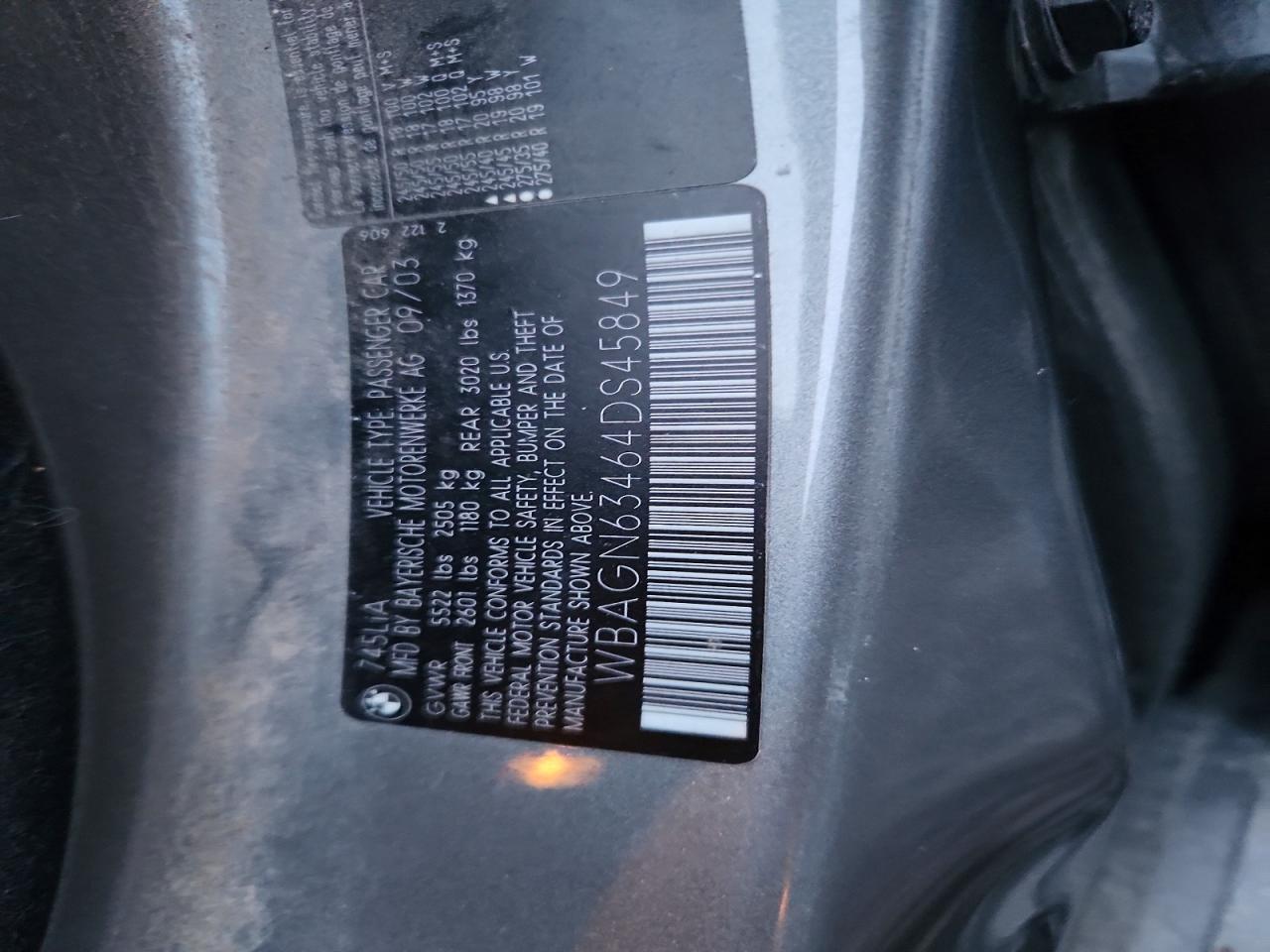 2004 BMW 745 li