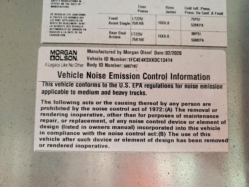 2019 Ford E450 Delivery Truck