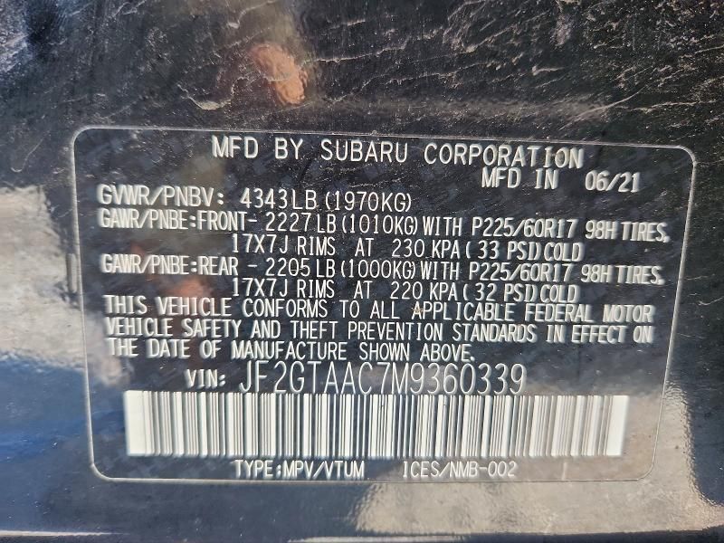 2021 Subaru Crosstrek