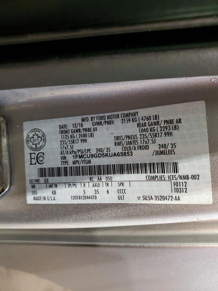 2019 Ford Truck/van Escape se 4DR 4WD