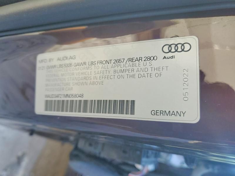 2021 Audi A6 Premium