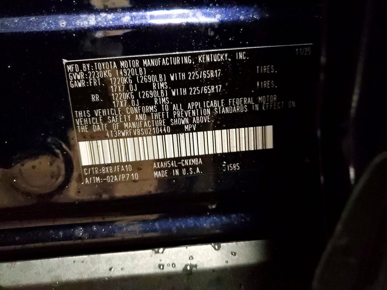 2025 Toyota Rav4 xle