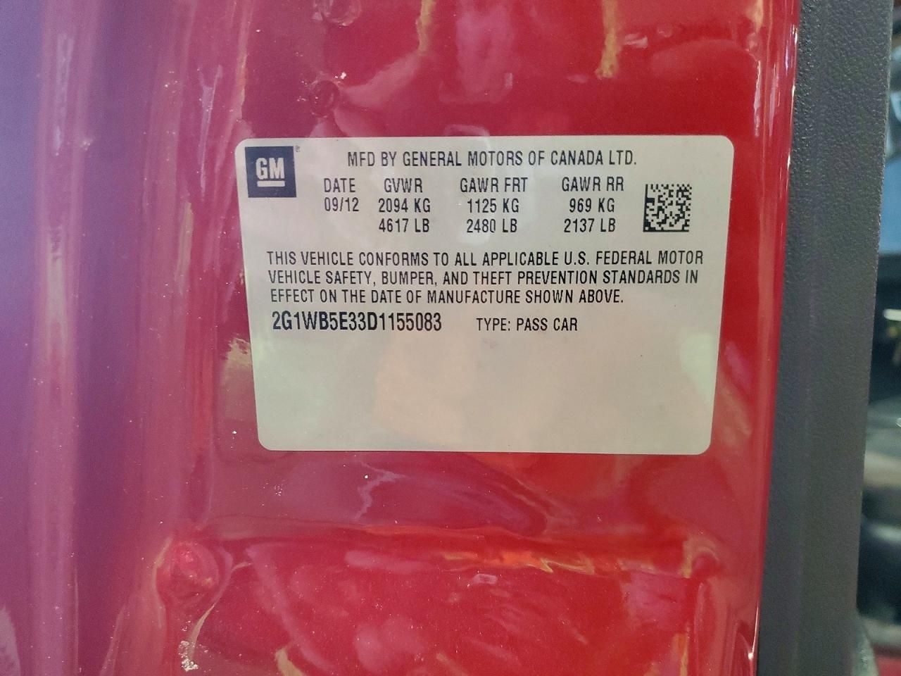 2013 Chevrolet Impala lt