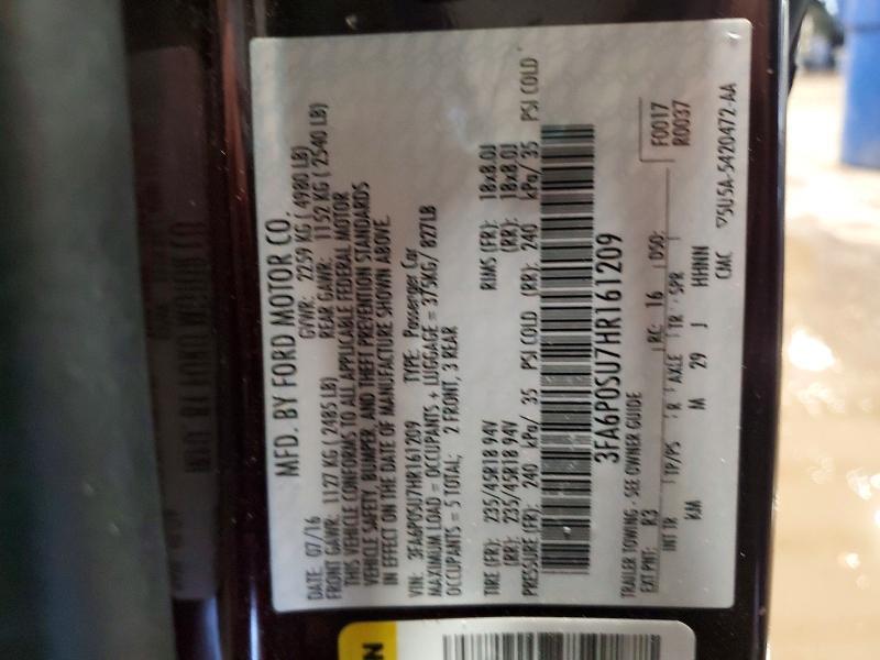 2017 Ford Fusion Titanium Phev