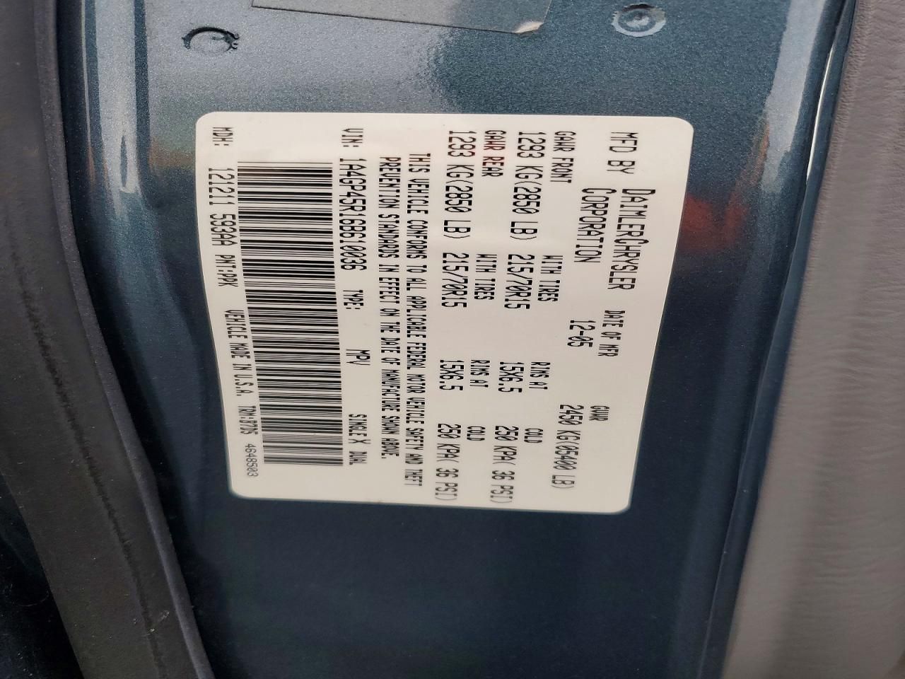 2006 Chrysler Town & Country