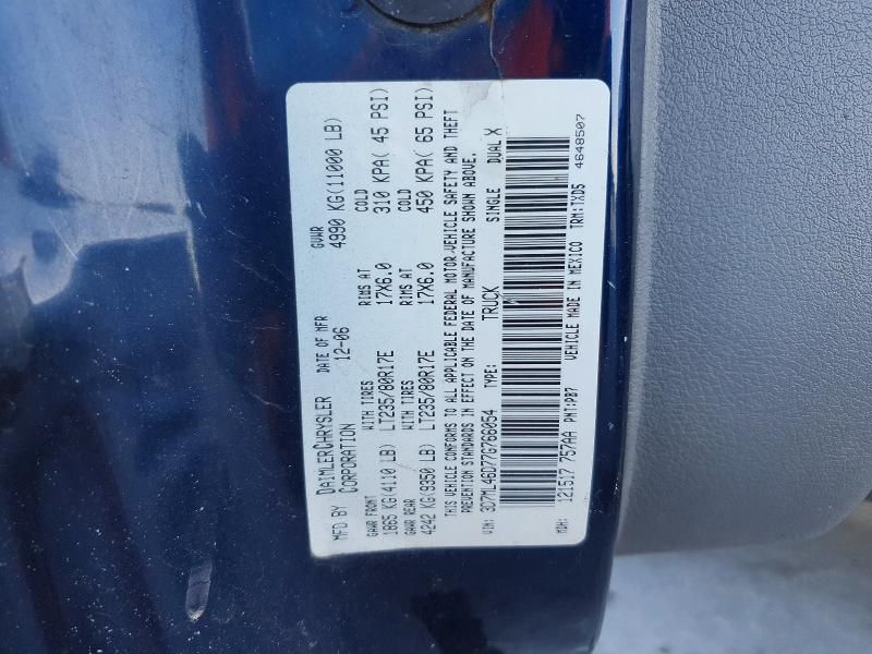 2007 Dodge Ram 3500 Flatbed Truck