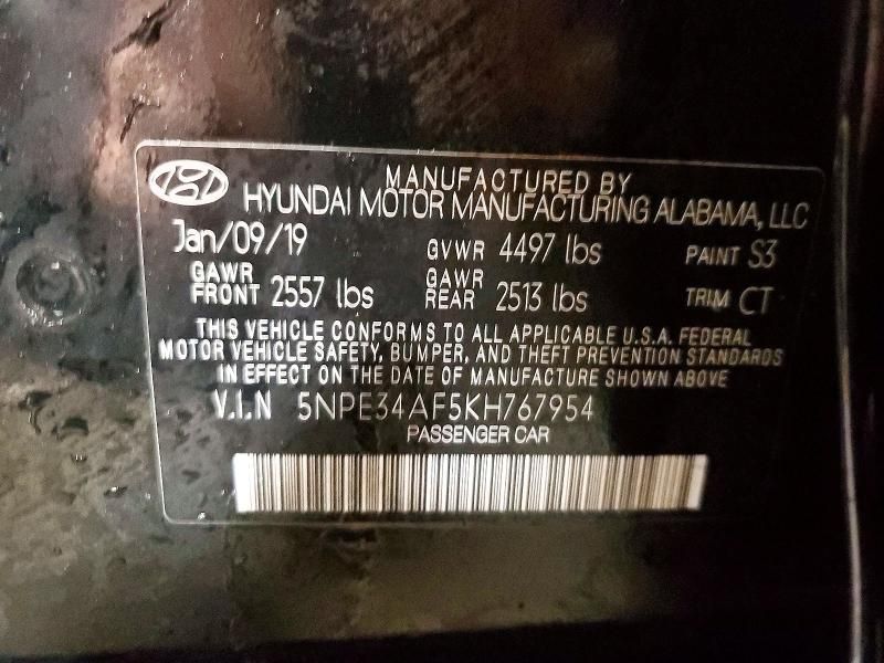 2019 Hyundai Sonata Limited