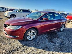 Salvage cars for sale from Copart Earlington, KY: 2015 Chrysler 200 Limited