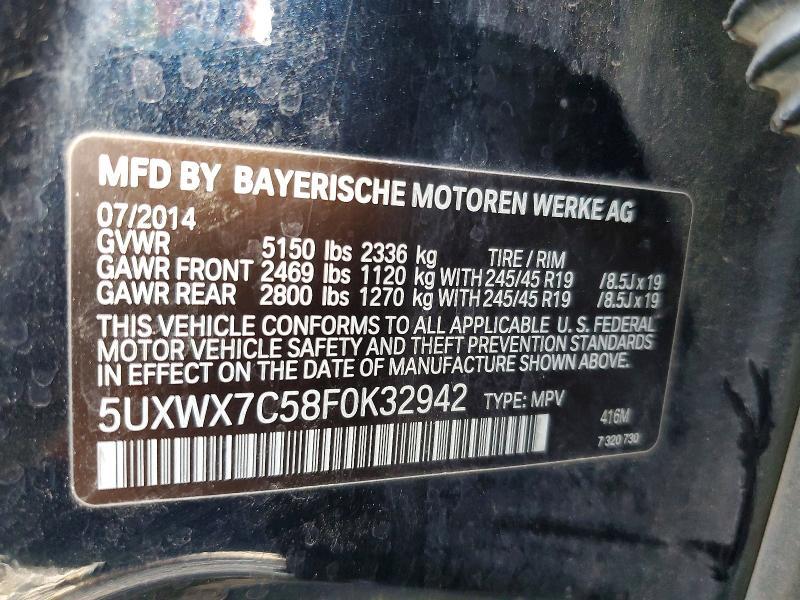 2015 BMW X3 Xdrive35i