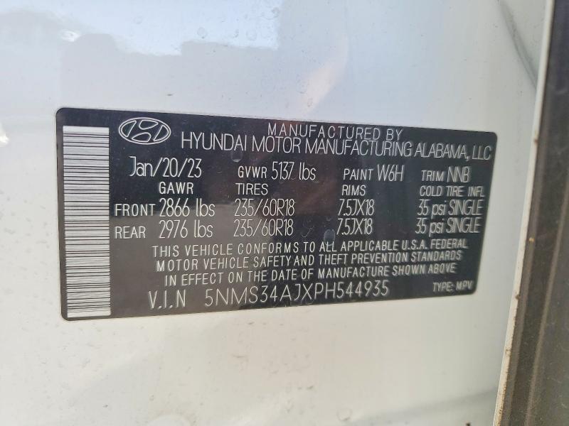 2023 Hyundai Santa fe sel