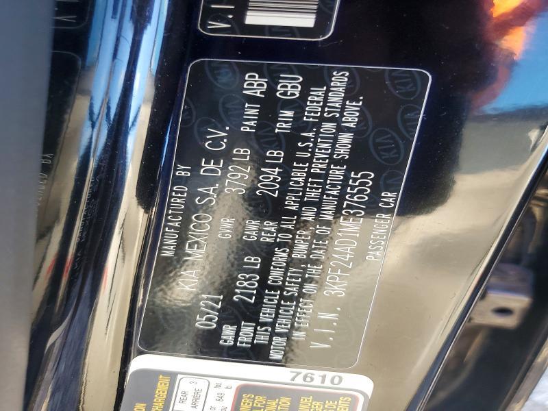 2021 KIA Forte fe