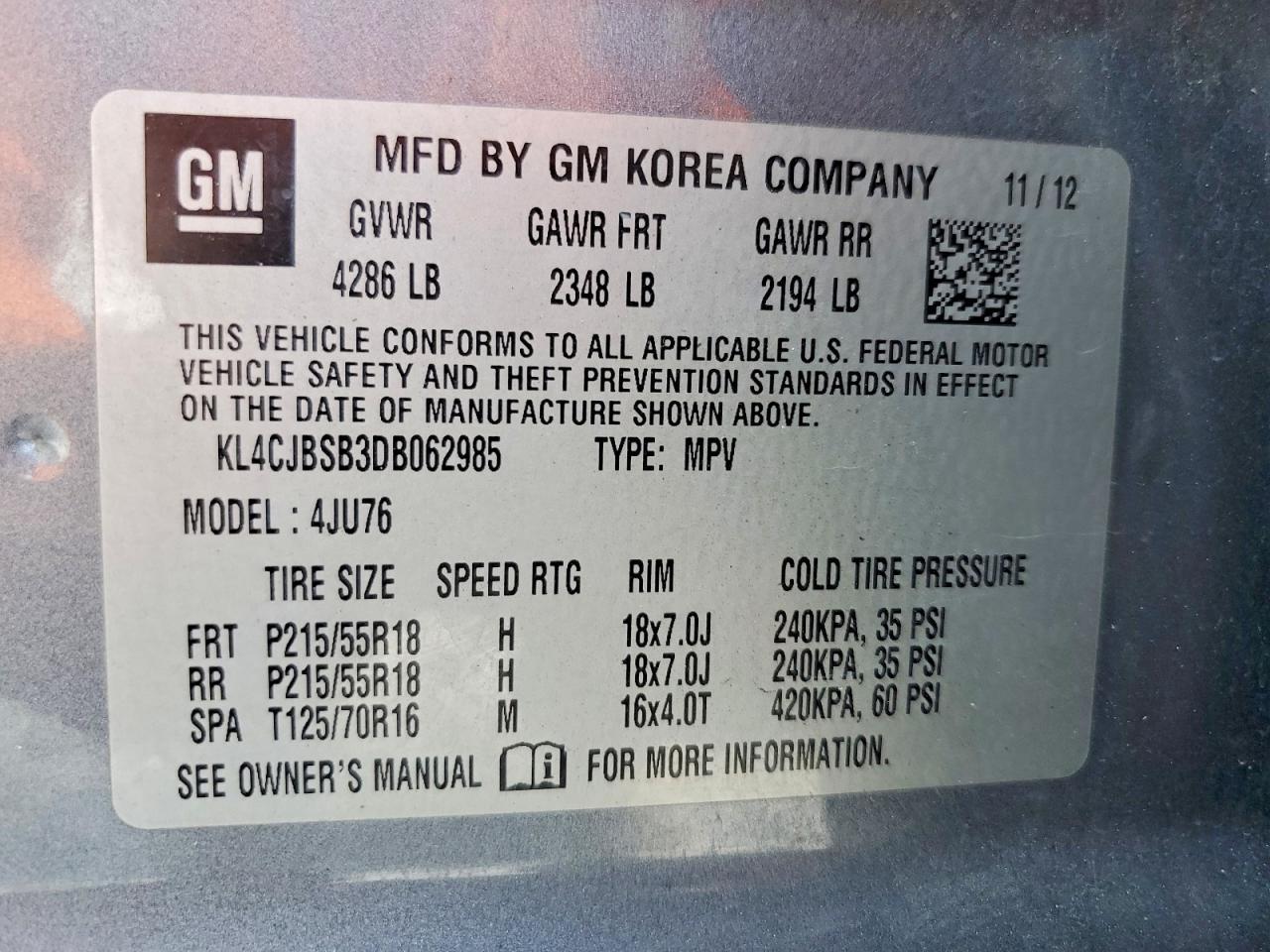 2013 Buick Encore Convenience