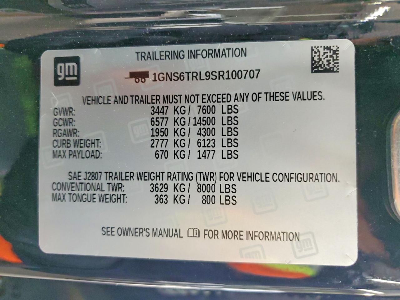 2025 Chevrolet Tahoe K1500 High Country