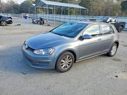 Salvage cars for sale from Copart Savannah, GA: 2016 Volkswagen Golf S/se