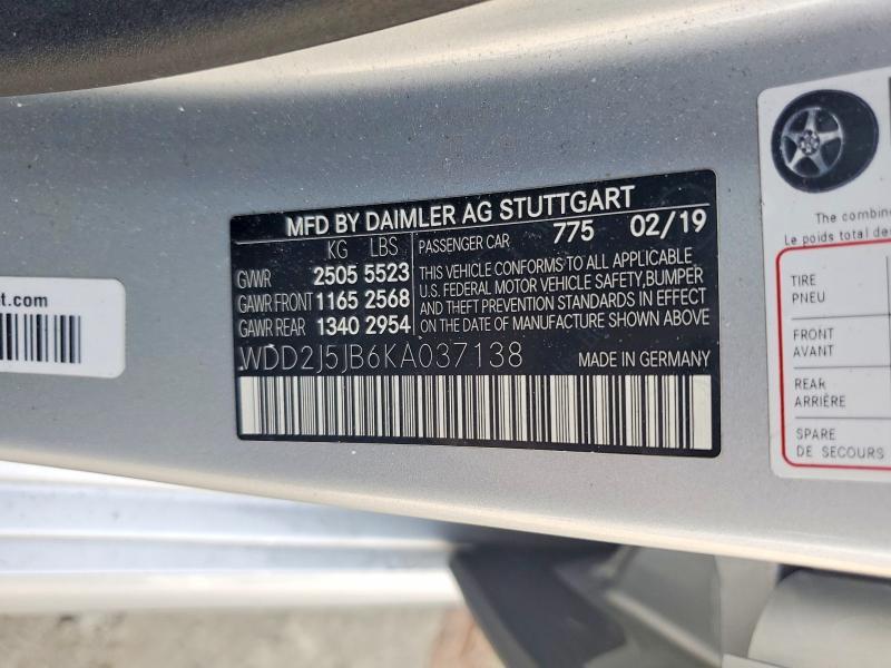 2019 Mercedes-Benz Cls 450