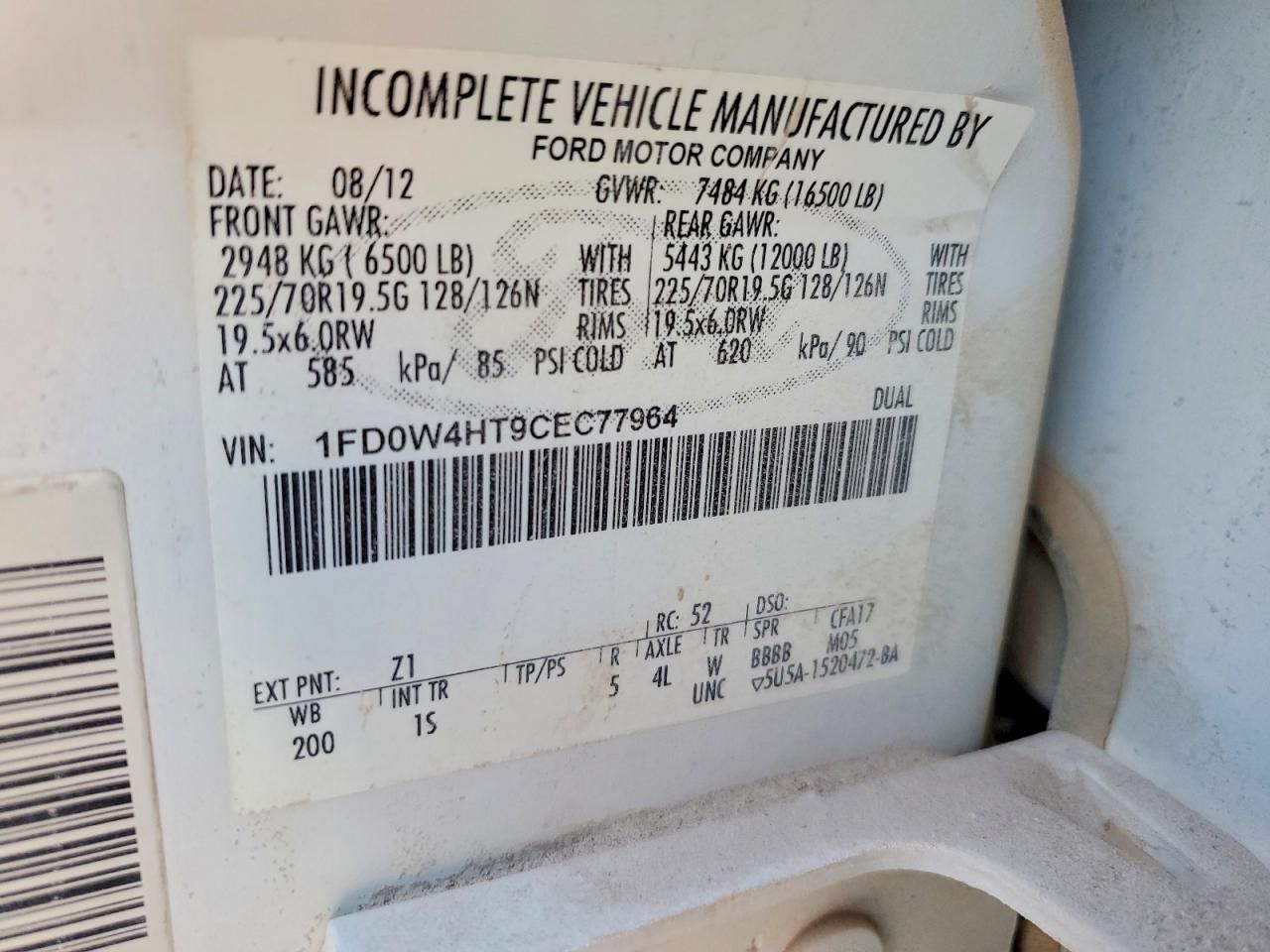 2012 Ford F450 Super Duty Flatbed Truck