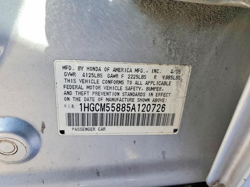 2005 Honda Accord ex