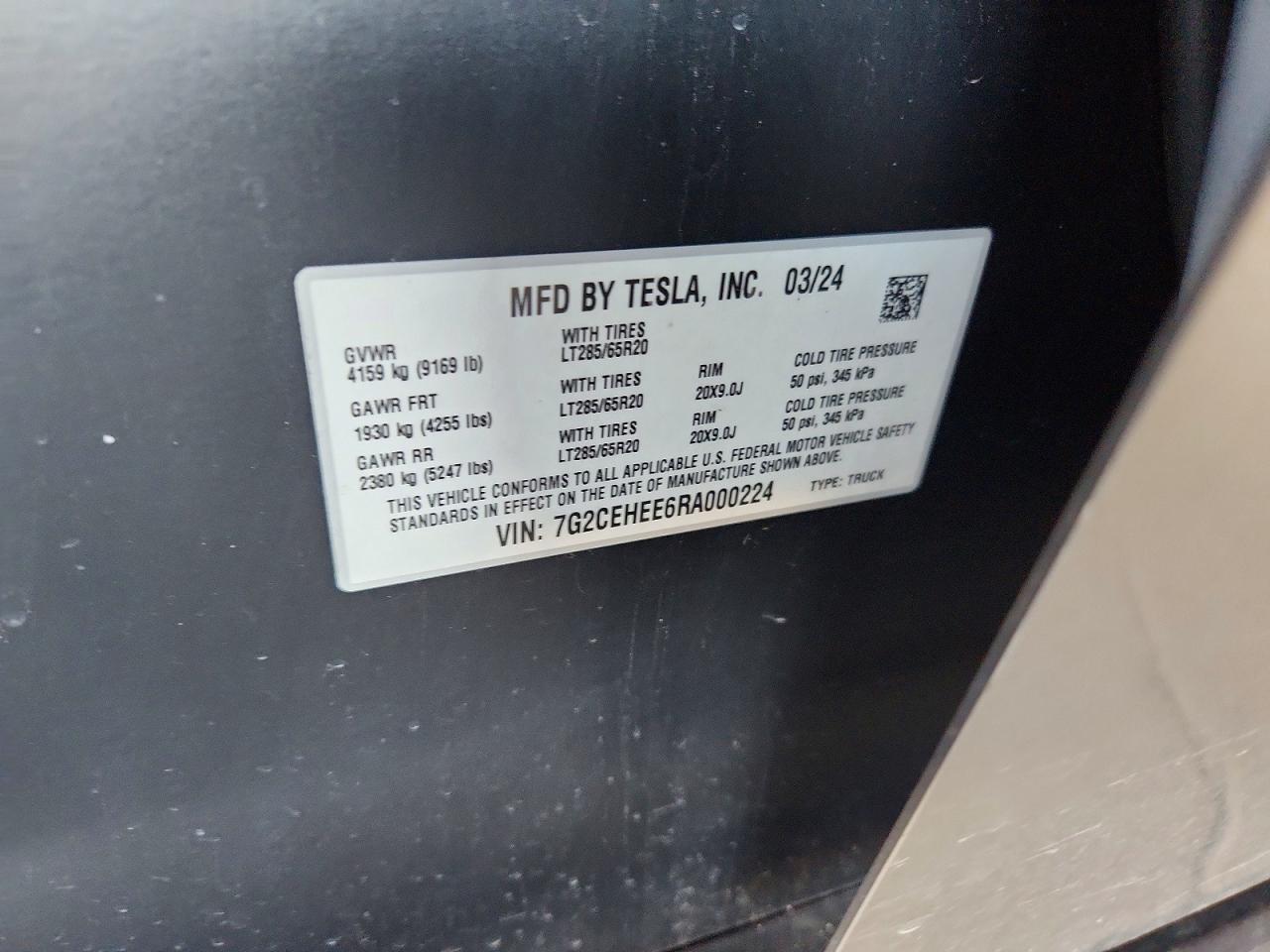 2024 Tesla Cybertruck