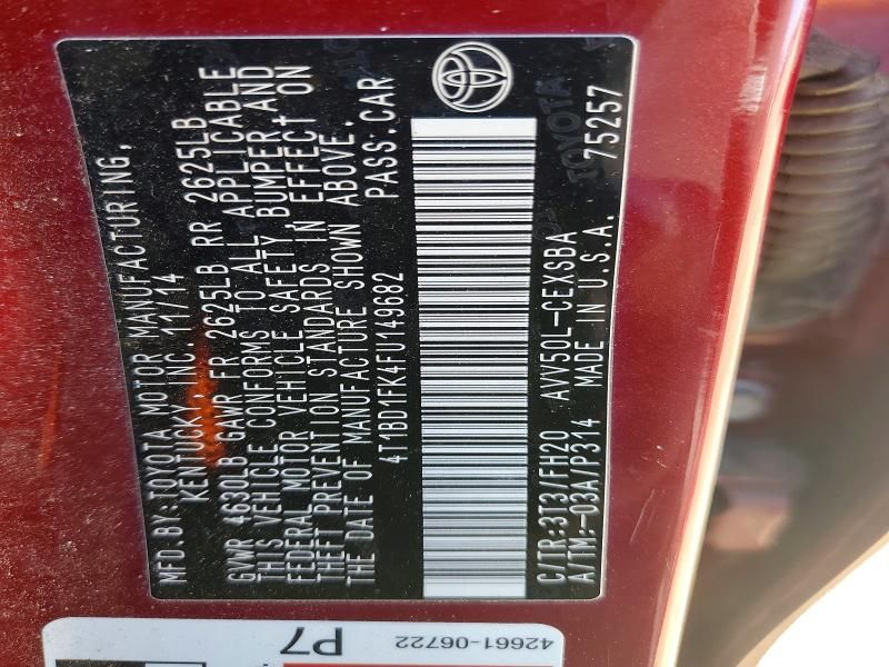 2015 Toyota Camry Hybrid