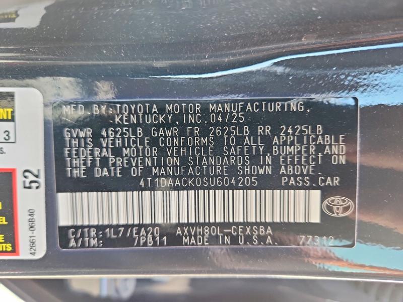 2025 Toyota Camry xse
