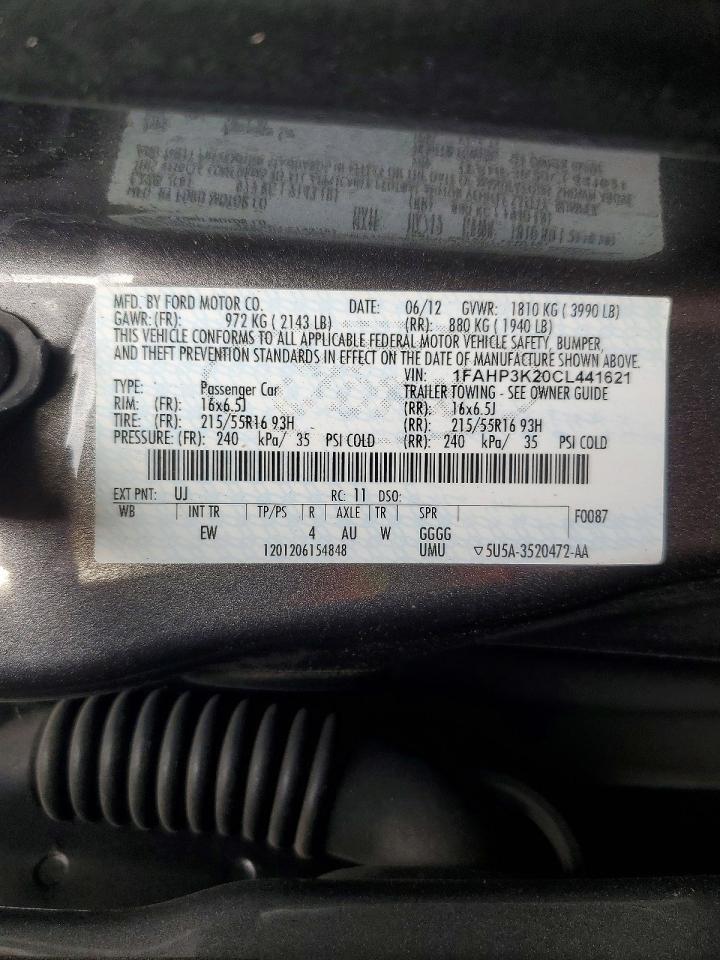 2012 Ford Focus se