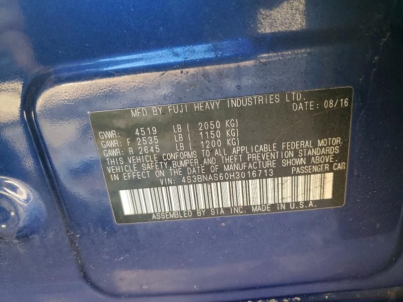 2017 Subaru Legacy Sport