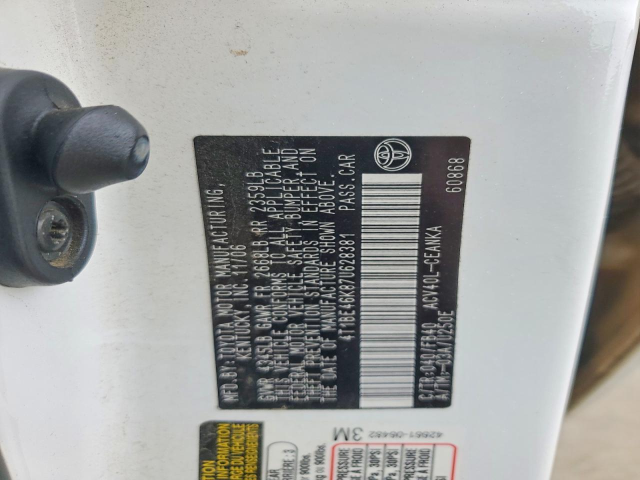 2007 Toyota Camry ce