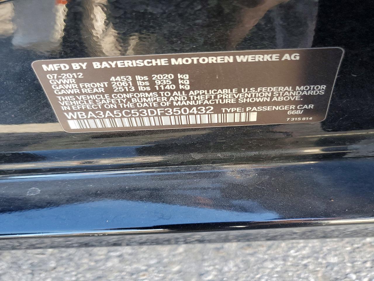 2013 BMW 328 i