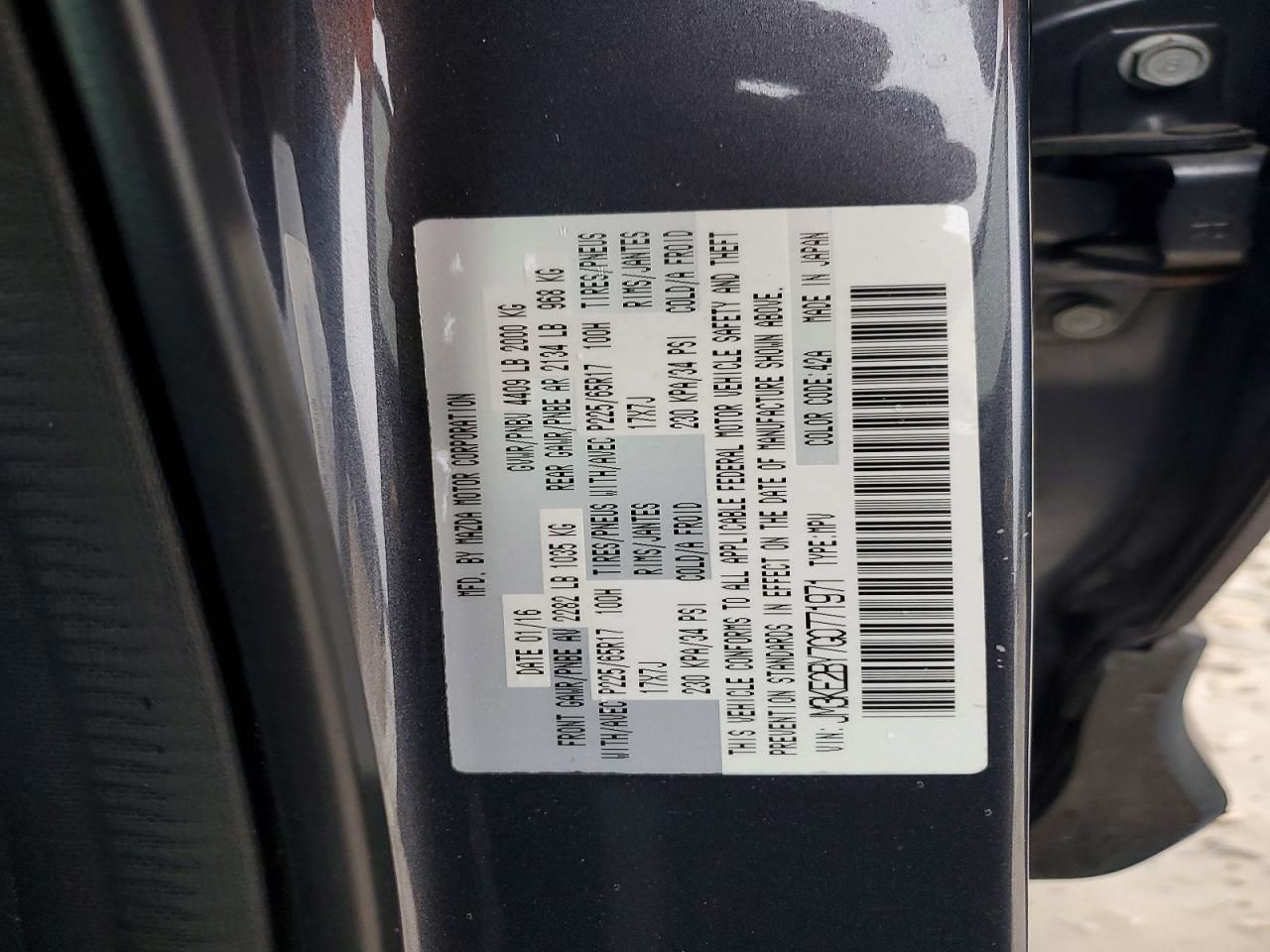 2016 Mazda Cx-5 Sport