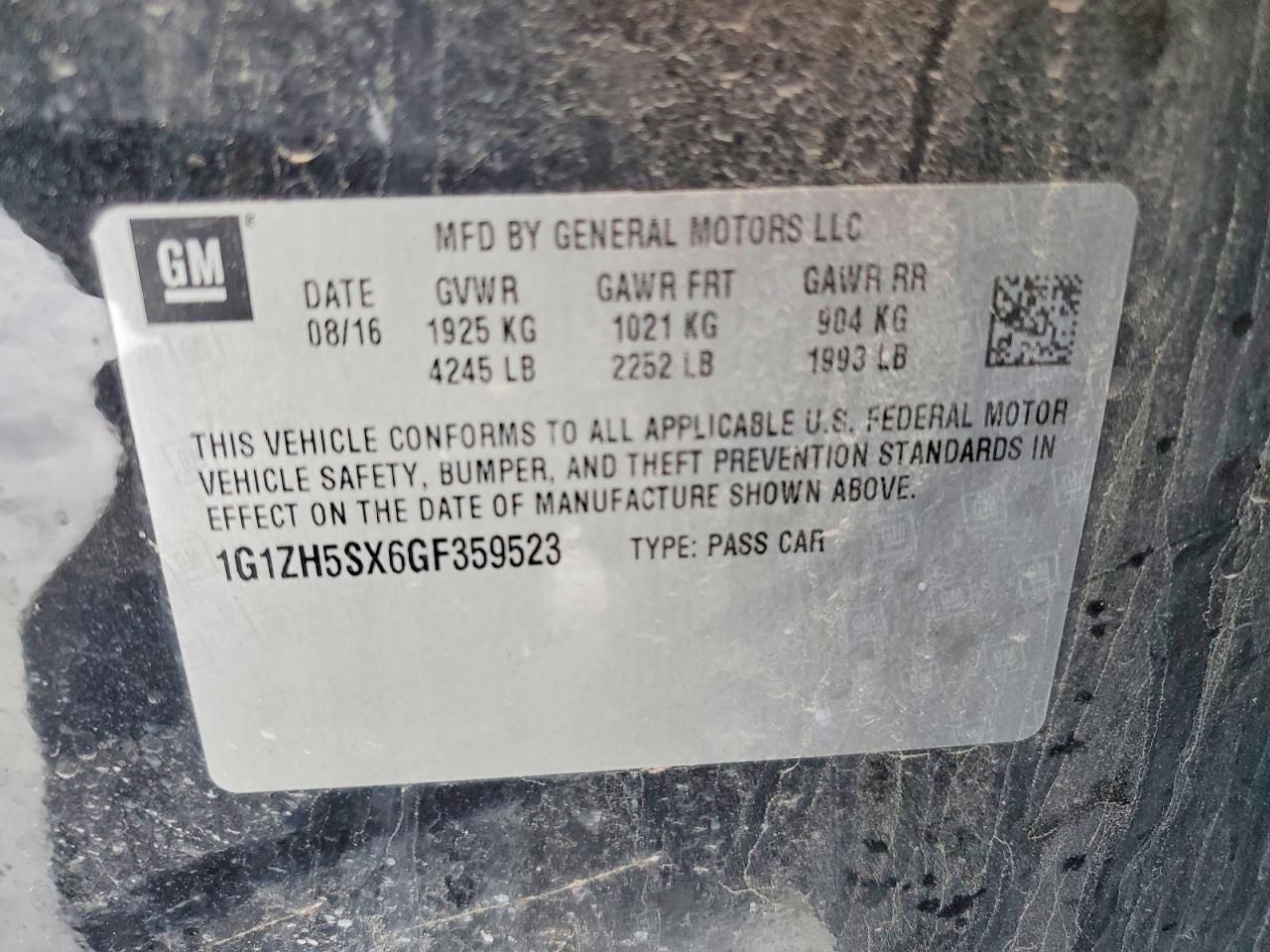 2016 Chevrolet Malibu Premier