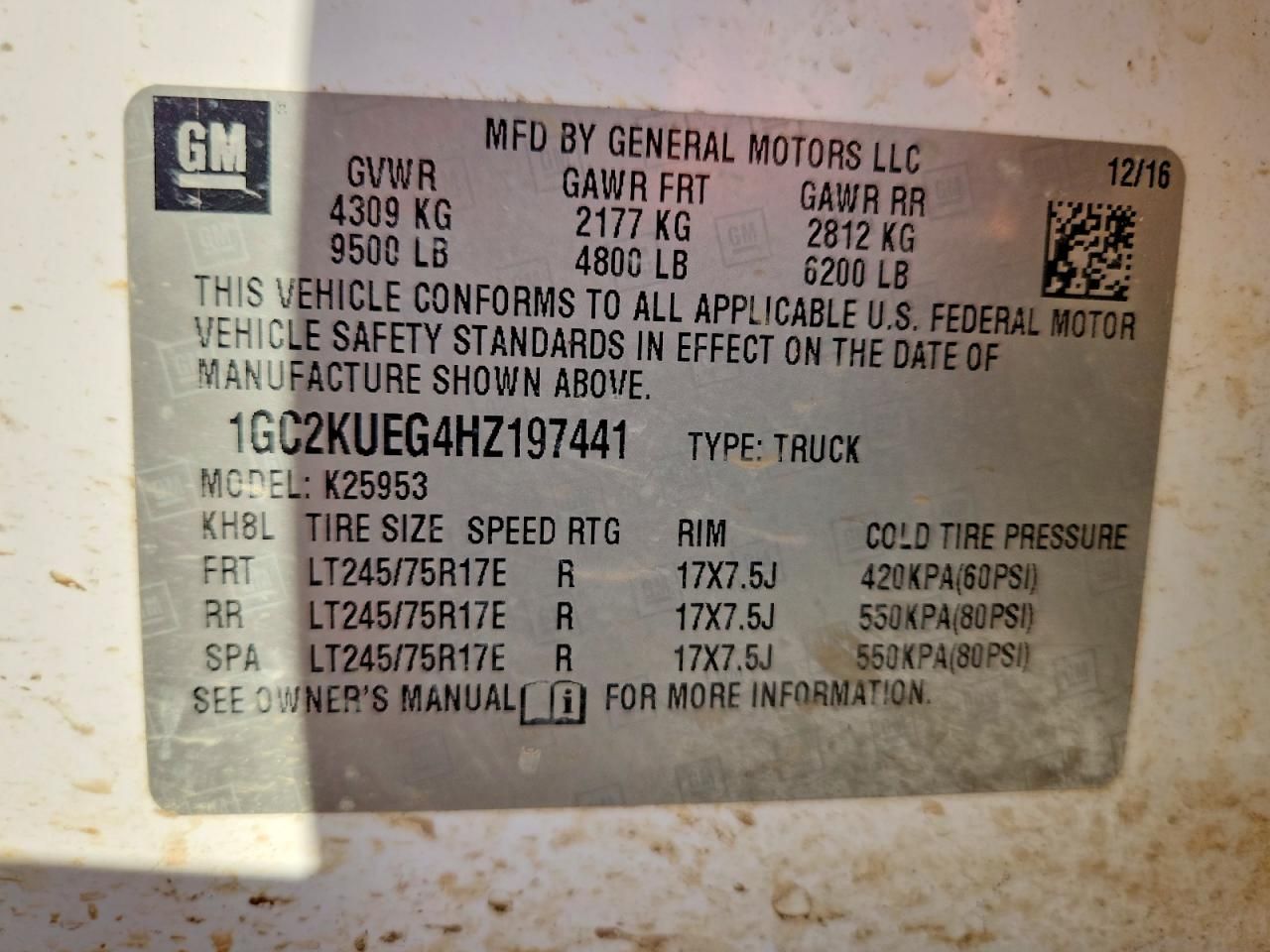 2017 Chevrolet Silverado K2500 Heavy Duty