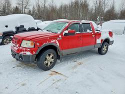 Ford salvage cars for sale: 2007 Ford F150 Supercrew
